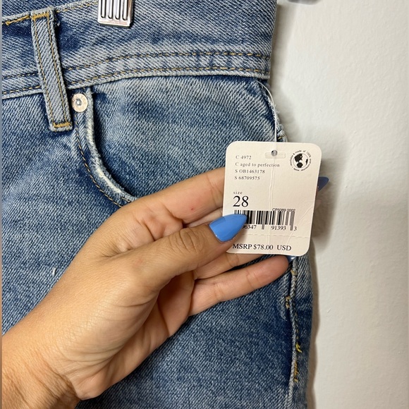 Free people Maggie ripped cropped women’s jeans size 28 - Picture 4 of 4